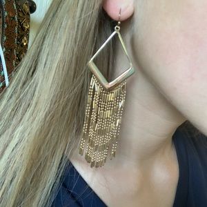 gold earrings